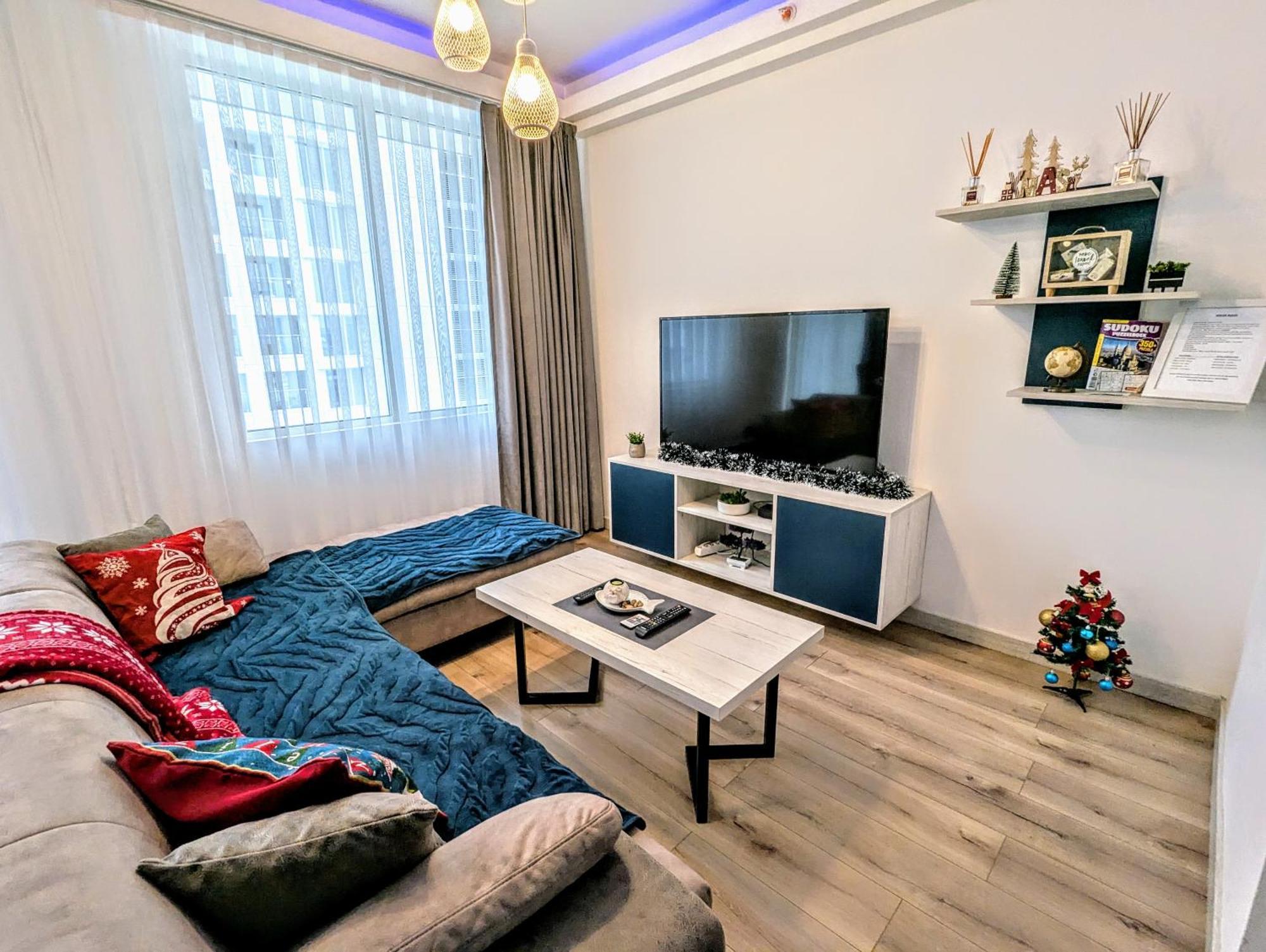 16Th Floor Sky View Condo With Pool And Fitness Skopje Exterior photo